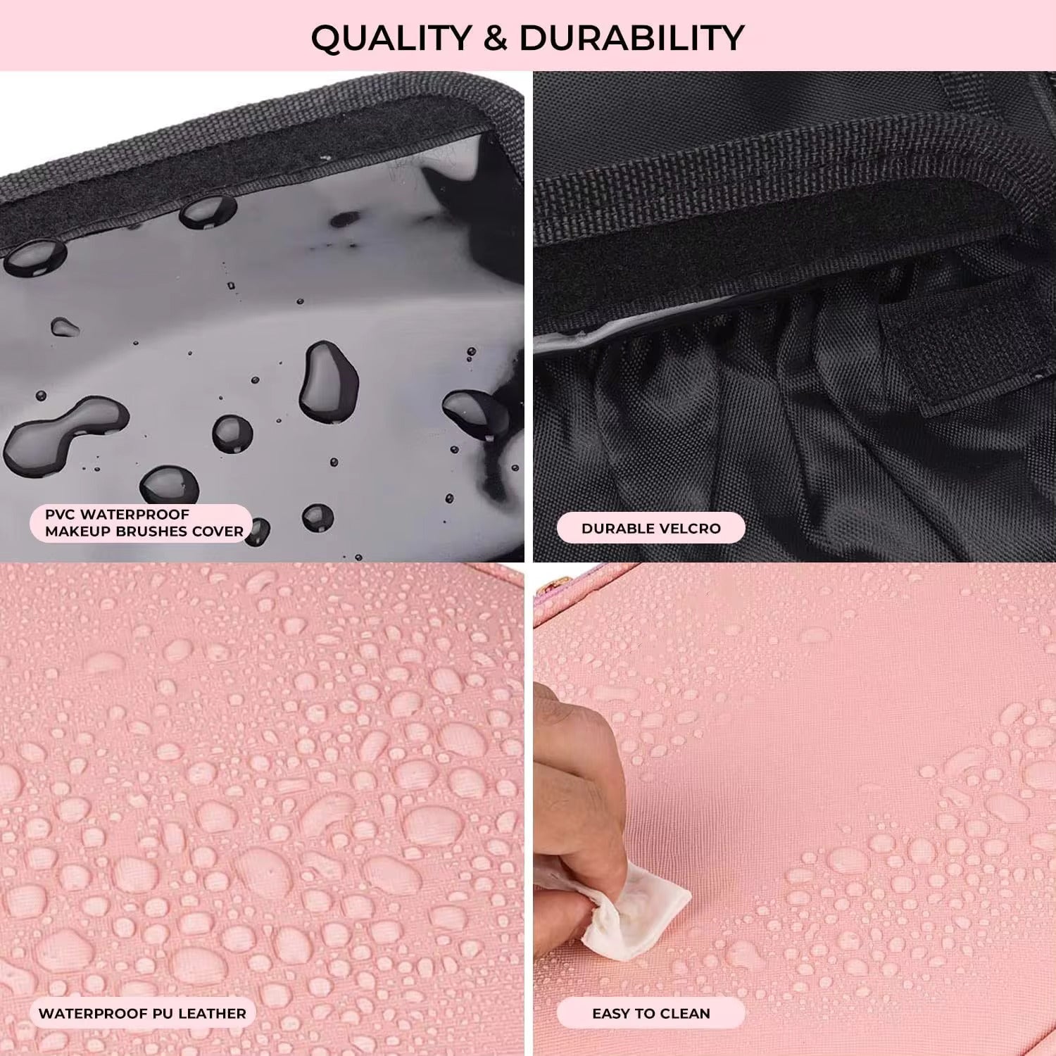 Compact Travel Organiser with Mirror and LED Light