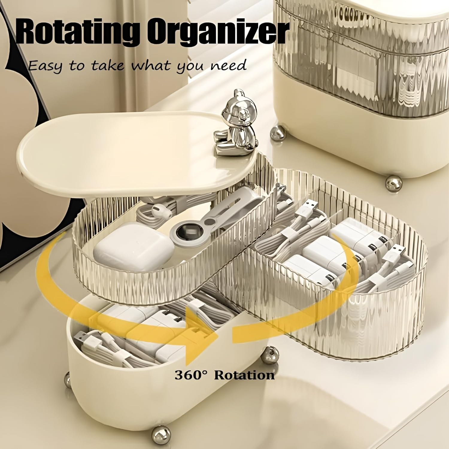 3-Tier Makeup Organiser