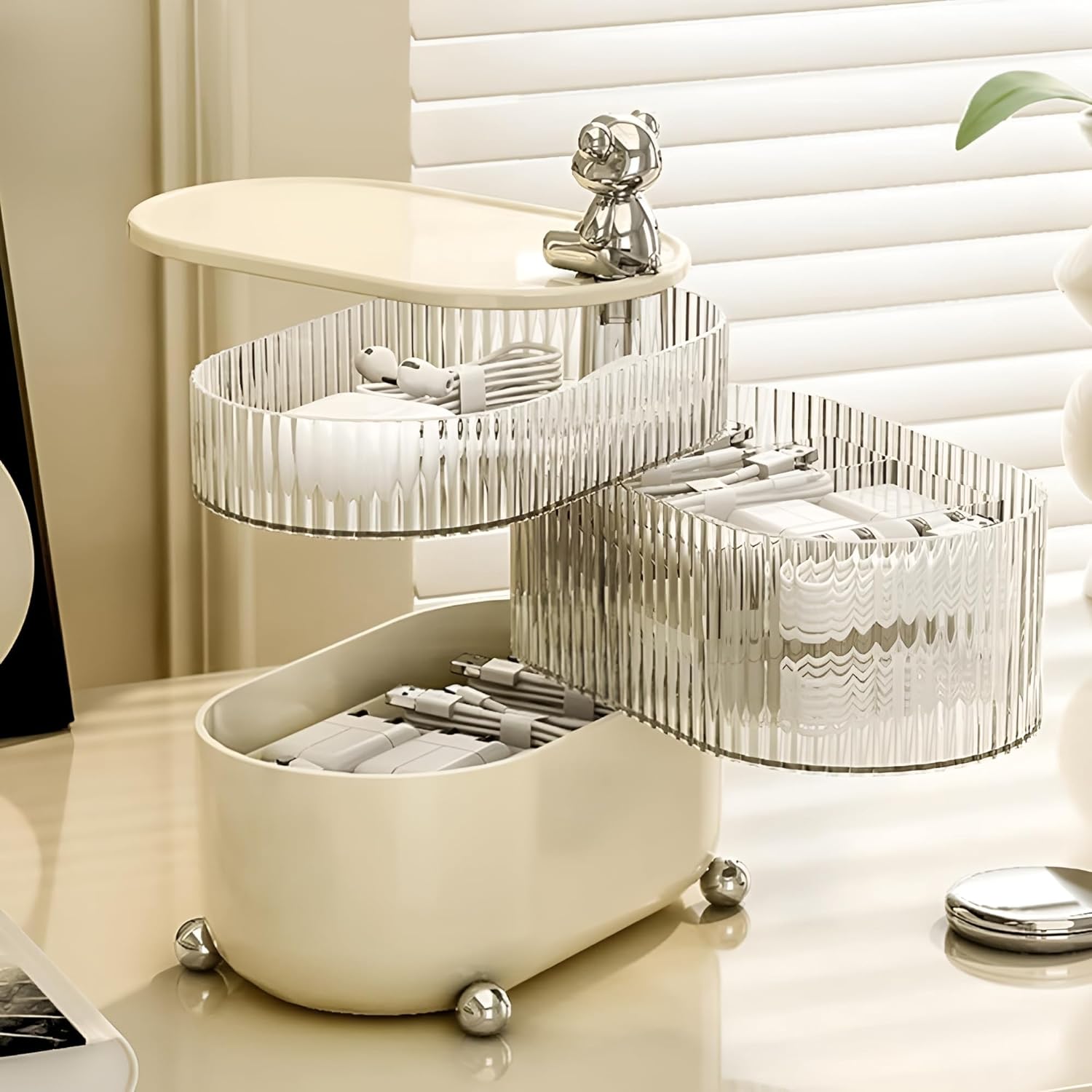 3-Tier Makeup Organiser