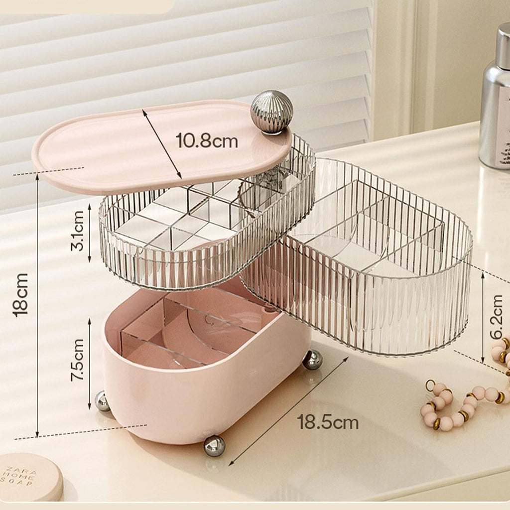 3-Tier Makeup Organiser