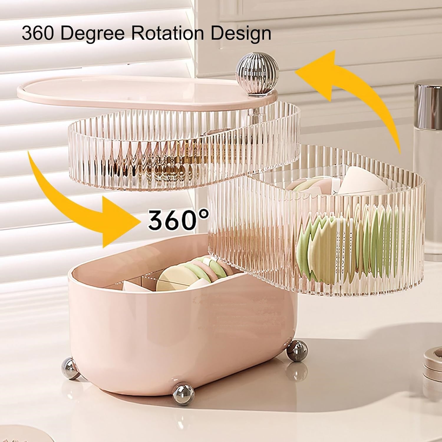 3-Tier Makeup Organiser