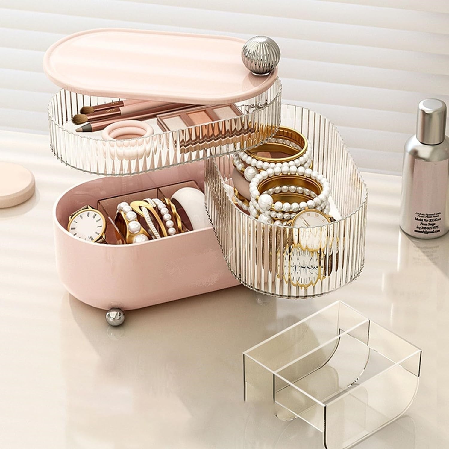 3-Tier Makeup Organiser