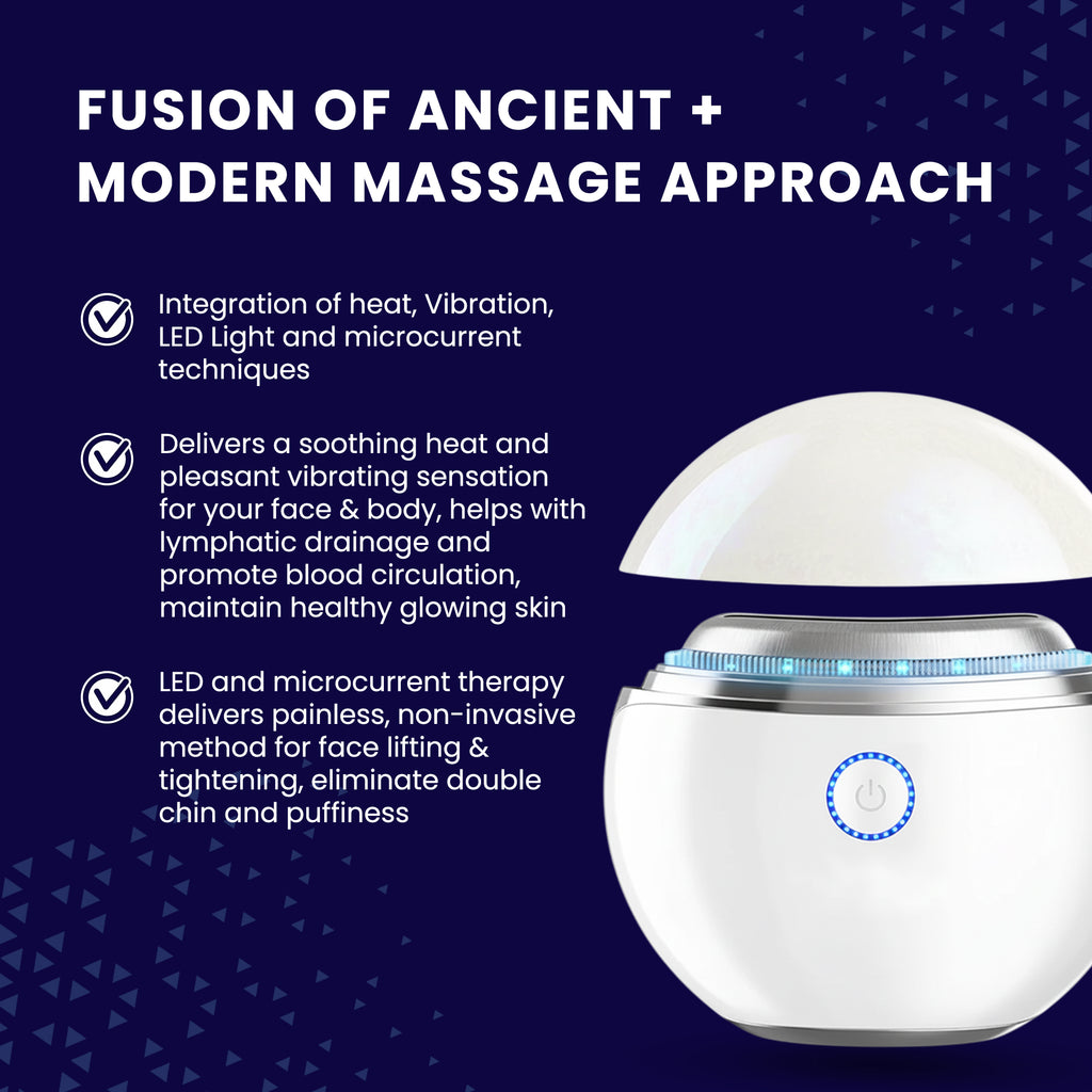 LED Anti-Ageing Face Massager | Electric Gua Sha |