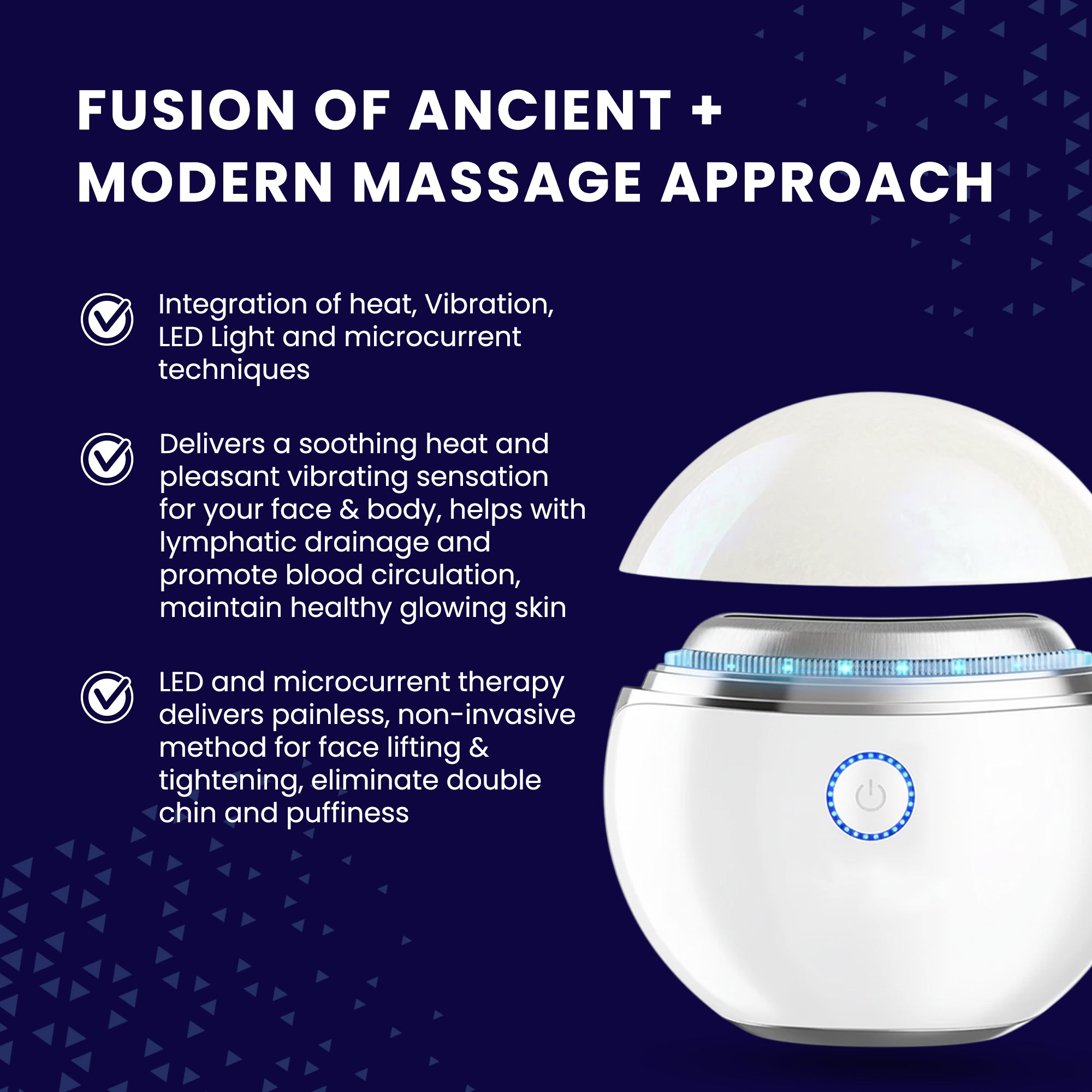 LED Anti-Ageing Face Massager | Electric Gua Sha |