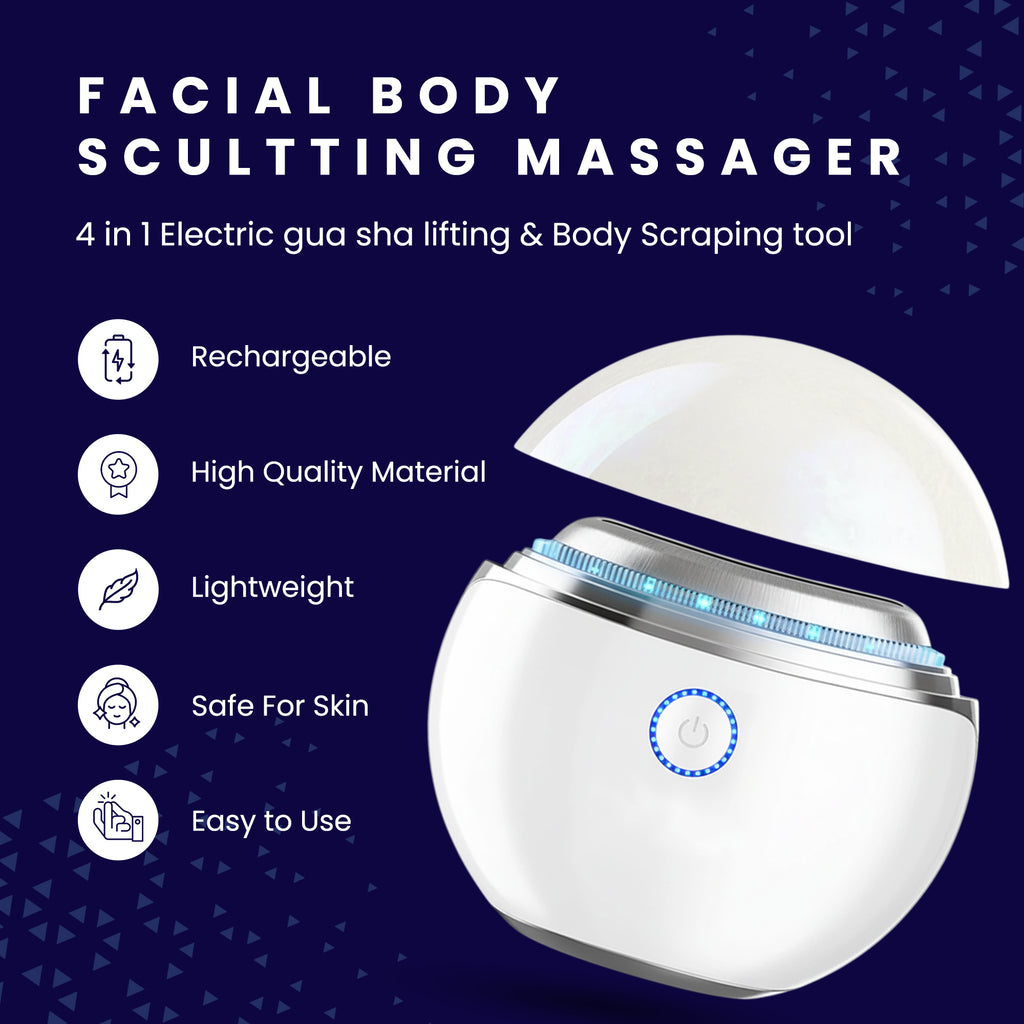 LED Anti-Ageing Face Massager | Electric Gua Sha |