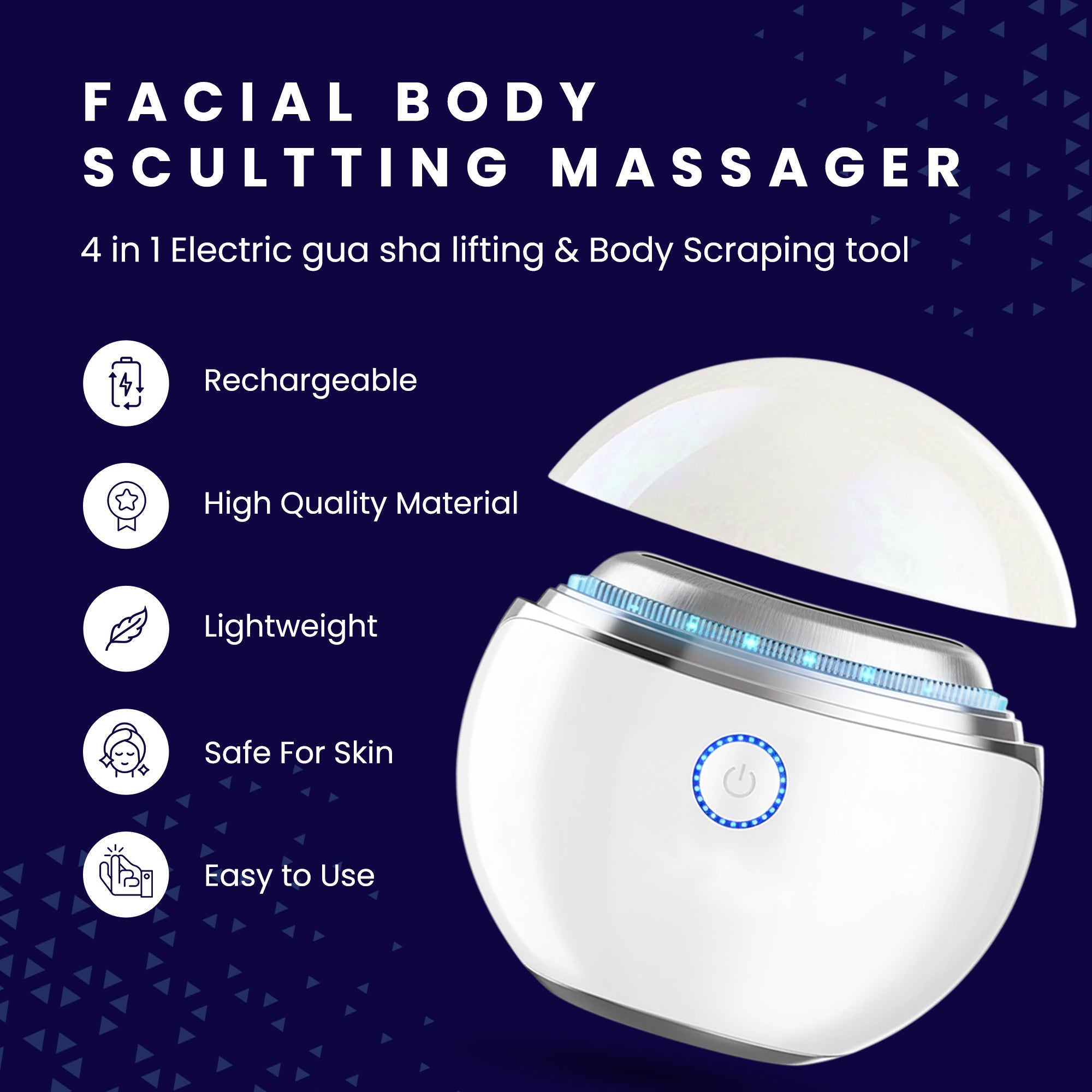 LED Anti-Ageing Face Massager | Electric Gua Sha |