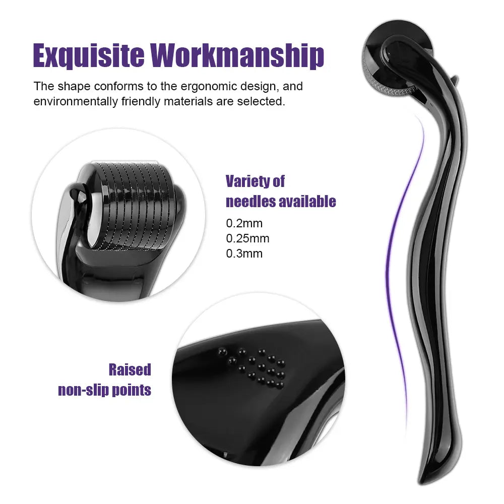 Classic Derma Roller with 540 Titanium Micro Needles