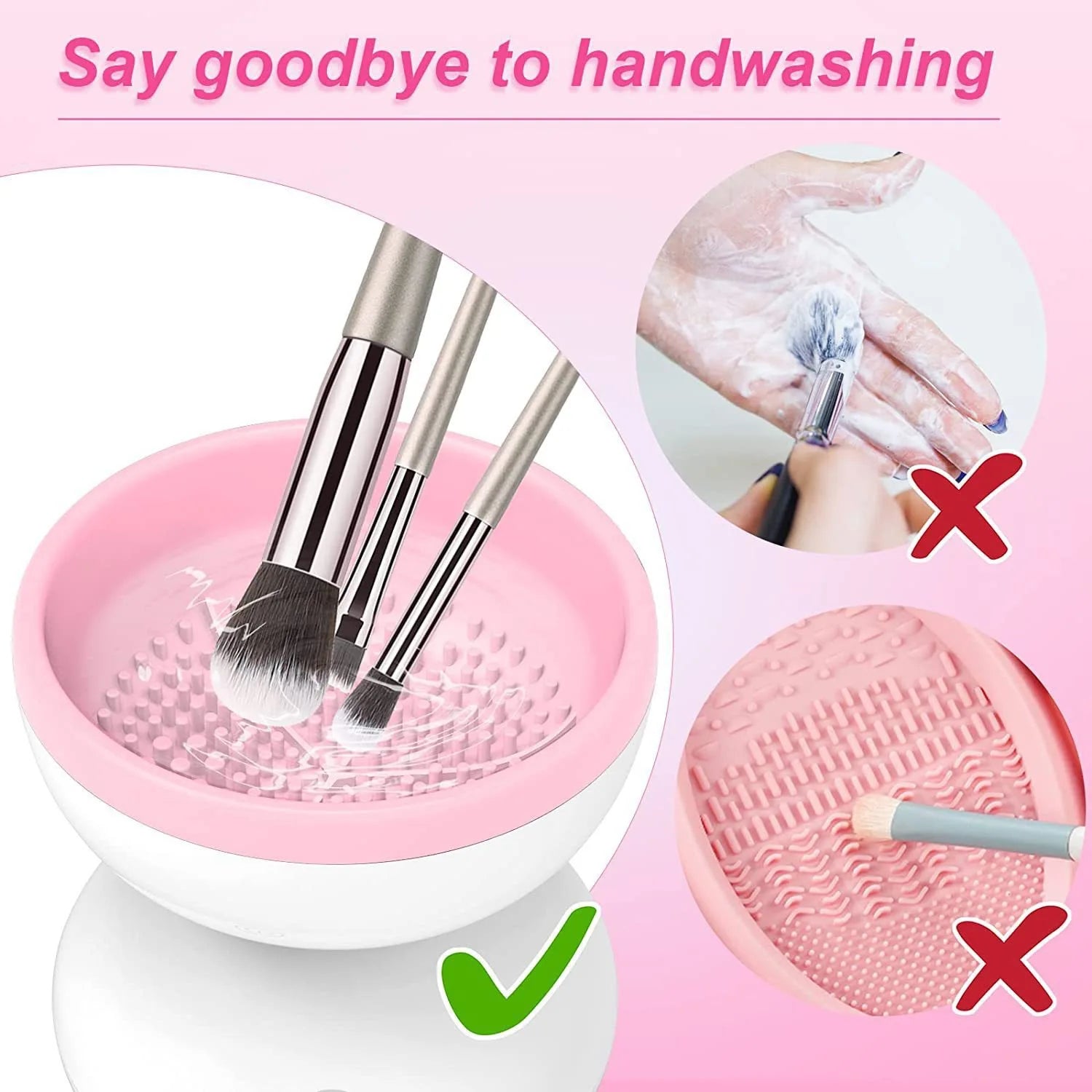 Mini Electric Makeup Brush Cleaner