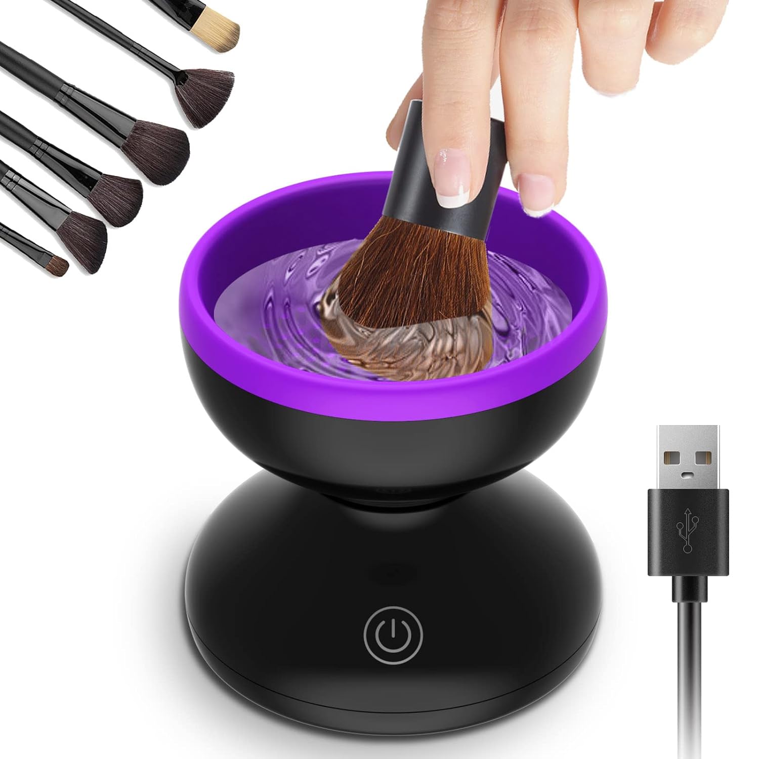Mini Electric Makeup Brush Cleaner