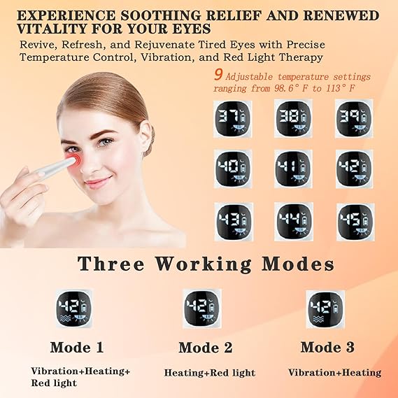 LED Eye and Lip Massager | Hot & Cold |