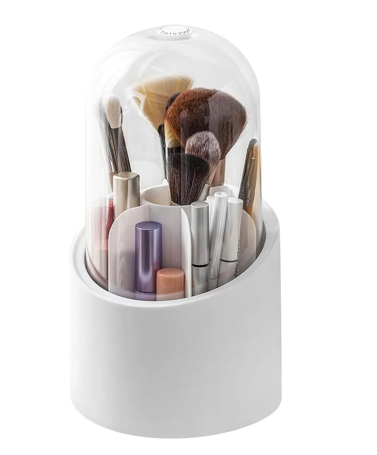 Maxi Makeup Brush Cleaner & Rotating Brush Holder | 2-in-1 Combo |