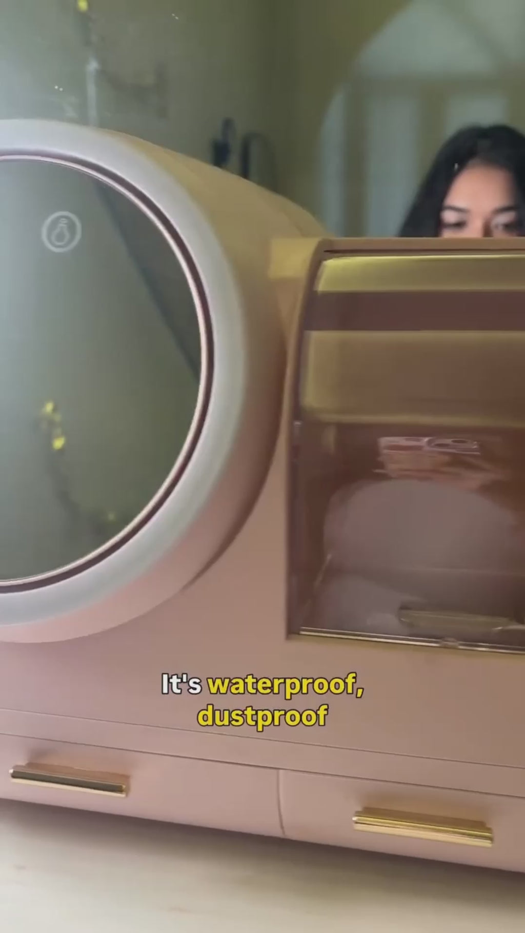 RAP Beauty Makeup Organizer with Ring Light, Mirror & Fan — All-in-One Glam Station