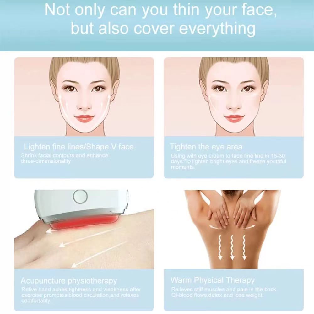 LED Anti-Ageing Face Massager | Electric Gua Sha |