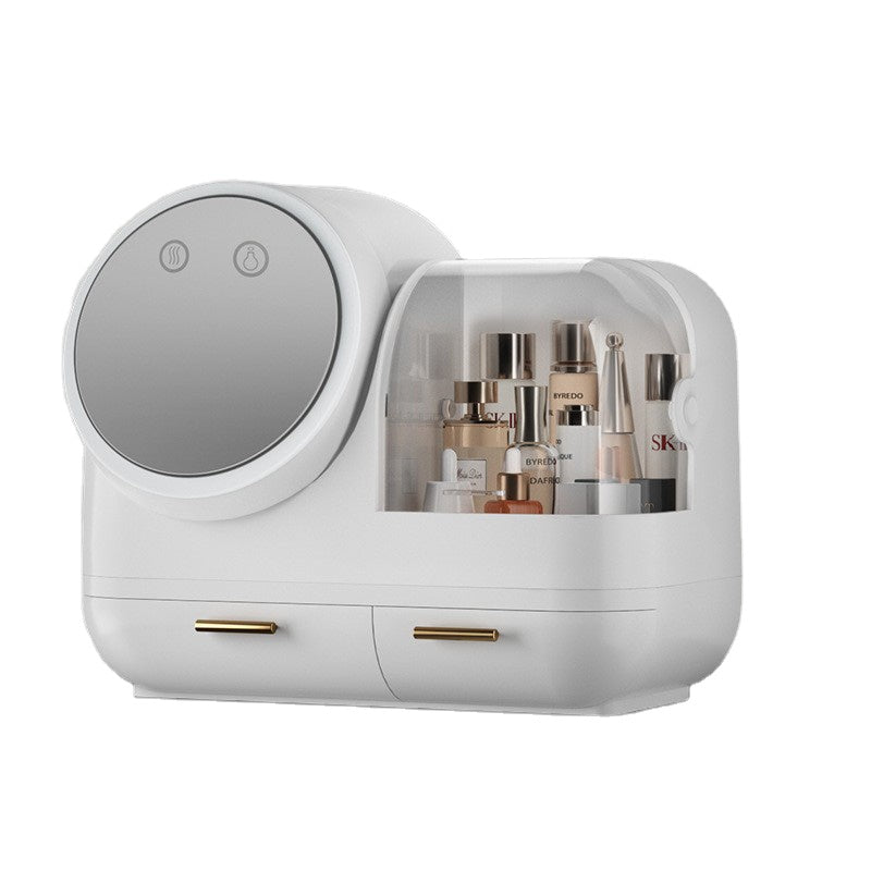 Premium Organiser with Fan, Mirror & Ring Light